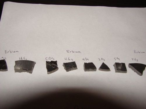 ERBIUM Metal, 4.21g element chunk, ErREM99.9%REM99.6% FREE SHIPPING