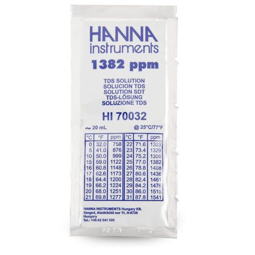 Hanna Instruments HI70032P 1382 ppm TDS solution (mg/L)@ 25C