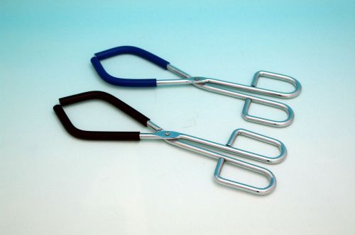 One beaker steel tongs rubber coated jaws for sale