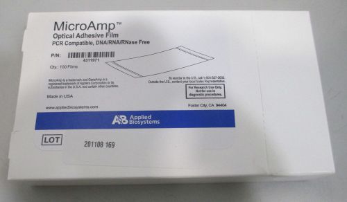 Applied Biosystems MicroAmp Optical Adhesive Film 100/pk