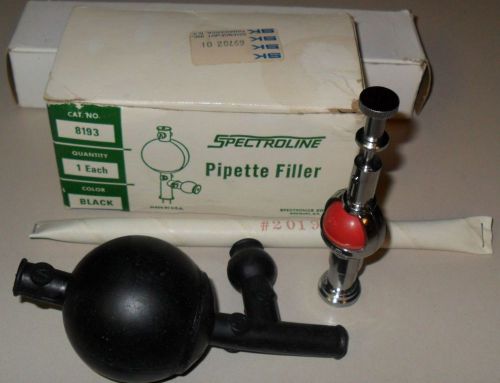 Vintage Automatic Pipette,2ml with tube and Vintage Pipette Safety Filler,Unused