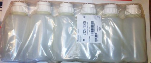 6 PACK Nalgene 2125-1000 Thermo Scientific Heavy-Duty Bottle, HDPE (1L) NEW