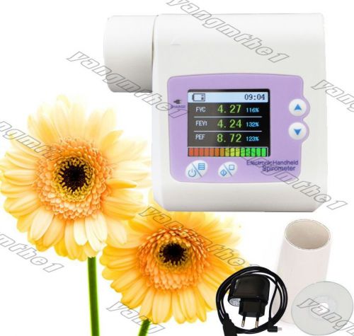 Handheld spirometer lung check,pulmonary function, pc software, mouth tube for sale