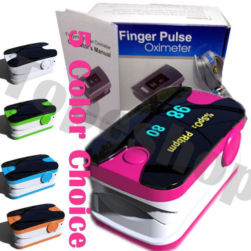 Beep mode!! oled 5 color finger pulse oximeter, blood oxygen, pr, spo2 monitor for sale