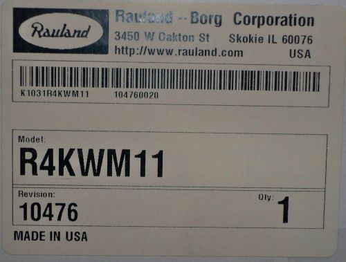 Rauland  - Borg Nurce Call R4KWM11 Console Wall Mount Kit , NEW, Open Box