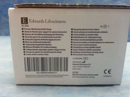 Edwards Lifesciences Pressure Monitoring Holder Clamp DTSC New In Box
