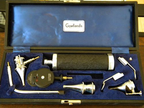 VINTAGE GOWLLANDS OTOSCOPE DIAGNOSTIC SET ORL