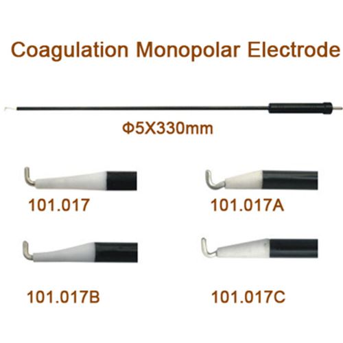 2015NEWEST Coagulation Monopolar Electrode 5X330mm L Hook Type Laparoscopy