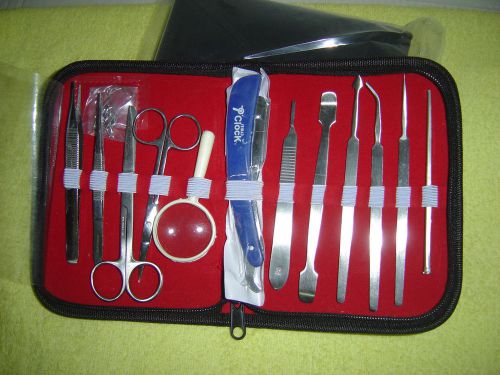 Dissecting kits surgical 14 pcs,-student dissecting kit for sale