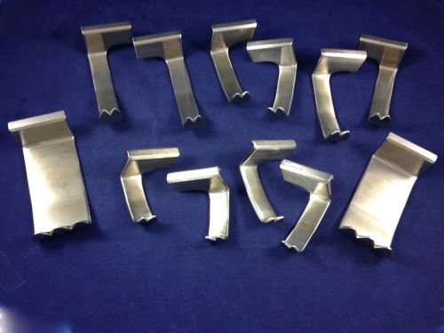 Codman karlin crank frame retractor blades   set of 12 for sale