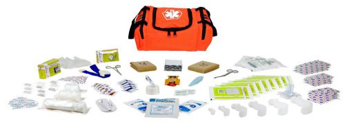 Mini First Responder Paramedic Trauma bag FULLY STOCKED- ORANGE
