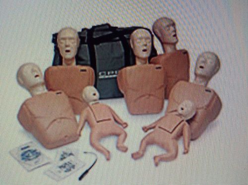 Cpr prompt® manikin – 7-pack, tan, with carrying bag for sale