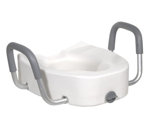 Drive Medical Raised Toilet Seat, White