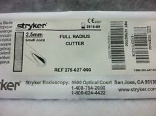 Stryker endoscopy full radius cutter shaver 3 5mm small joint 275 637 000 new for sale