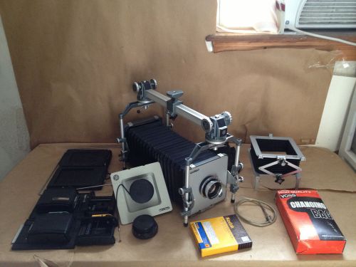 VINTAGE CAMBO LARGE FORMAT CAMERA WITH EXTRAS &amp; CASE