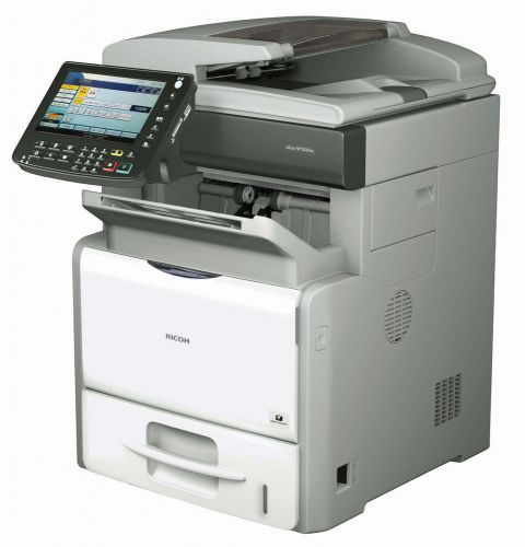 Ricoh aficio sp5210sr laser copier, printer, scanner w/network, duplex and finis for sale