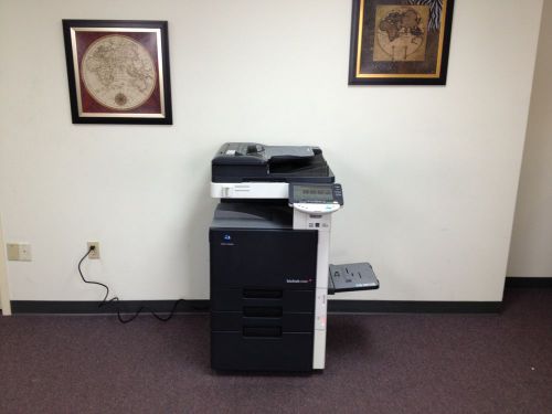 Konica bizhub c353 color copier machine network printer scanner fax 11x17 mfp for sale