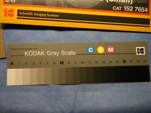 Kodak Gray Scale Small Q-13 cat 152 7654