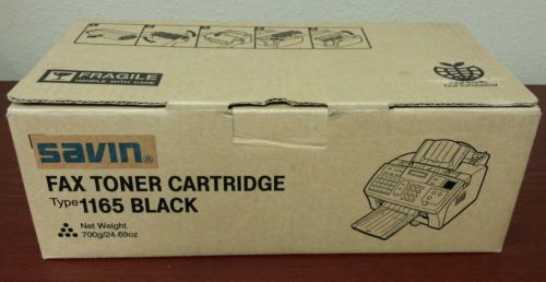NIB Genuine Savin Type 1165 Black Toner Cartridge 9889