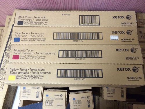 Genuine Xerox Docucolor 700 / 700i / 770 / J75 / C75 Toner CMYK
