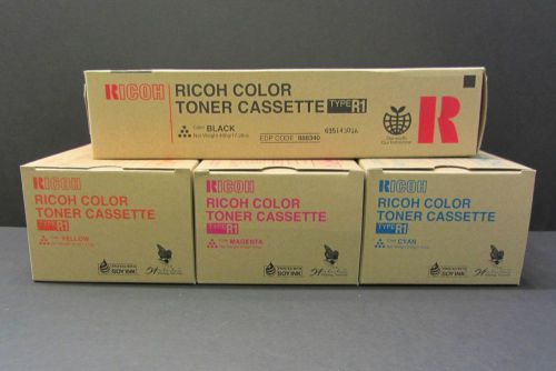 New Genuine Ricoh Toner Set Type R1 Cyan Yellow Magenta Black 3228C 3235C 3245C