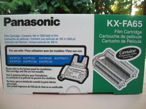 Genuine Panasonic KX-FA65 Fax Machine Toner Film Cartridge NIB