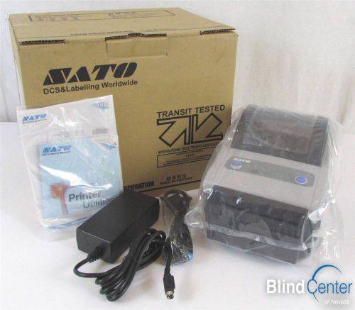 New in Box Sato CG408 DT Printer 4.1 203 dpi USB PAR CG408DT-IEEE1284 WWCG8061