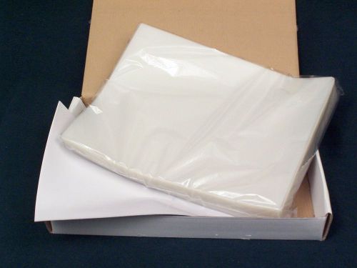 7 mil hot laminating letter pouches qty 100 9 x 11.5 lamination sleeve for sale