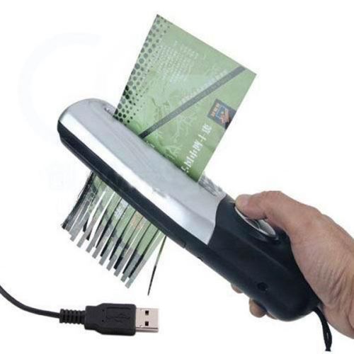 Electric File Paper Shredder USB/Battery Powered Cutter Handheld