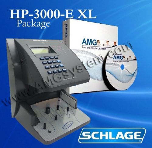 Schlage handpunch hp-3000-e-xl | break compliant | amg software package for sale