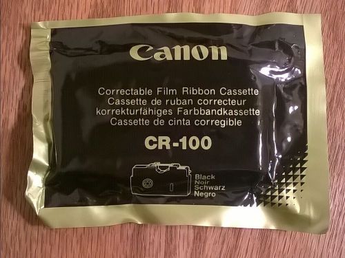 1-CR-100 Canon Ink Ribbon For StarWriter 20-25-30,Telstar Writers NEW &amp; Sealed