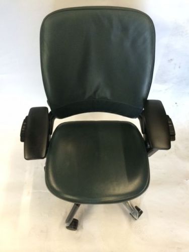 Steelcase Original Black Leather Leap Chair