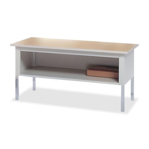 Mailflow-To-Go Mailroom System Table, 60w x 30d x 36h, Pebble Gray