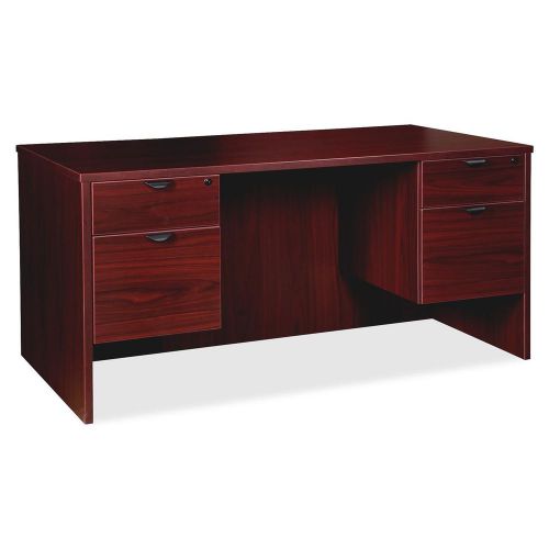 Lorell llr79012 prominence series mahogany laminate desking for sale