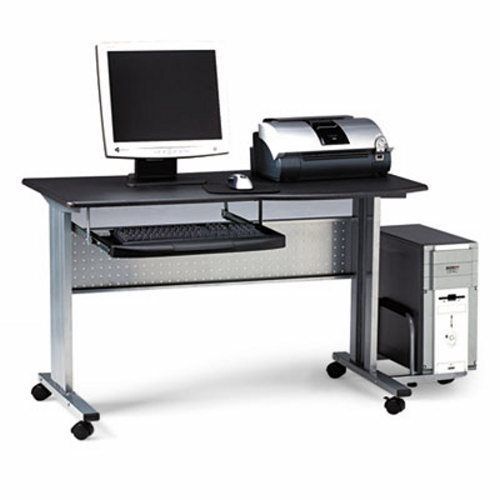 Mayline Eastwinds Mobile Work Table, 57w x 23 1/2 d x 29h, Anthracite (MLN8100TDANT)