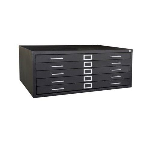 Lateral File Cabinet 5 Drawer Flat Storage Legal Letter Steel Office Free Ship