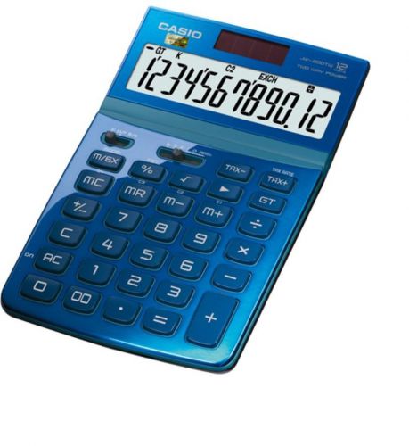 CASIO Compact Desk Practical Calculator JW-200TW BLUE