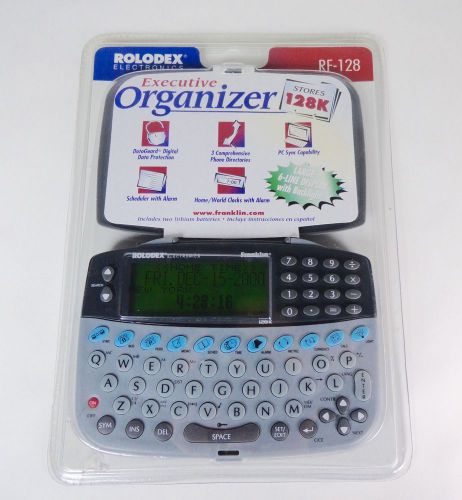 Rolodex Personal organizer RF- 128 Brand New Factory Sealed in Package