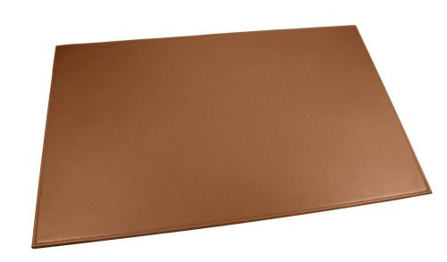 LUCRIN - Large desk pad 23.6 x 15.7 inches - Smooth Cow Leather - Tan