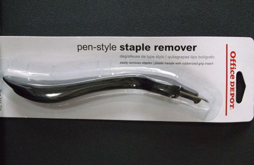 Pen-Style Staple Puller / Remover ~ Rubberized Grip ~ Brand New ~ Office Depot