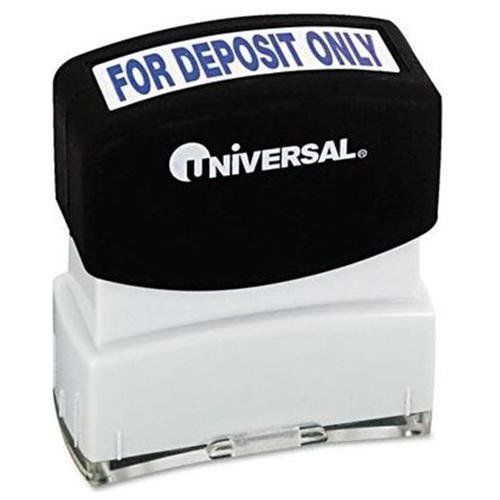 UNIVERSAL OFFICE PRODUCTS 10056 Message Stamp, For Deposit Only,