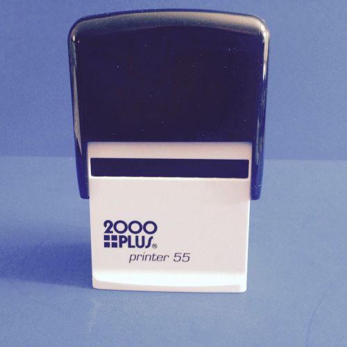 Lot of 2 2000 Plus Printer Stamp 55 Red Ink Account Payable Coding Vendor Amount
