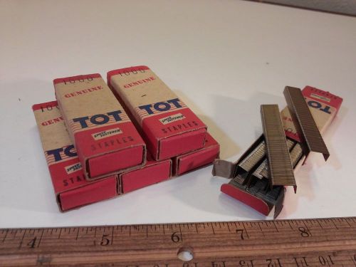 6 boxes Vintage TOT Staples speed products fastener 6000 old antique swingline