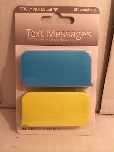Text Message Sticky Notes Memo Fun Stationary Home Office School Gift Suck UK