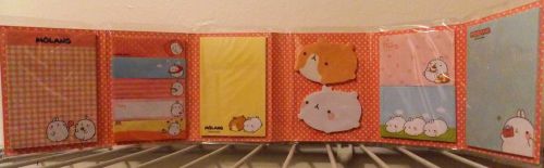 Stocking Stuffer “Molang Rabbit” Sticky Notes Post It Flags Memo Adhesive Pads