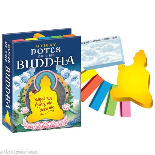 Philosophers Guild Sticky Notes of the Buddha Eastern Religion Humor Office Gift