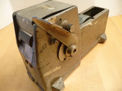 Vintage 1950&#039;s Derby Grip A Tape Machine Age Steel Office Tape Dispenser