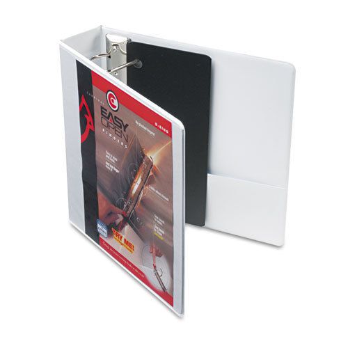 Easy open clearvue locking slant-d ring binder, 2&#034;, white for sale