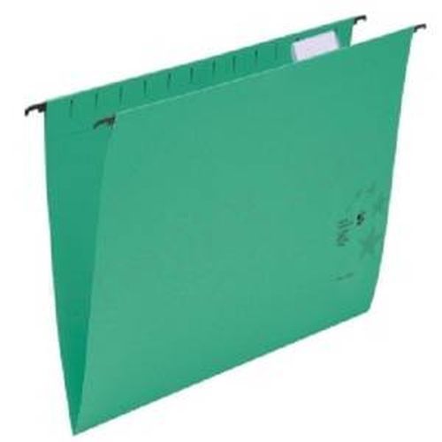 Bx 50, 5 star foolscap green suspension files manilla with tabs &amp; inserts for sale