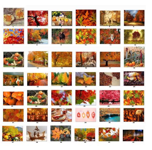 30 square stickers envelope seals favor tags fall autumn buy 3 get 1 free (f2) for sale